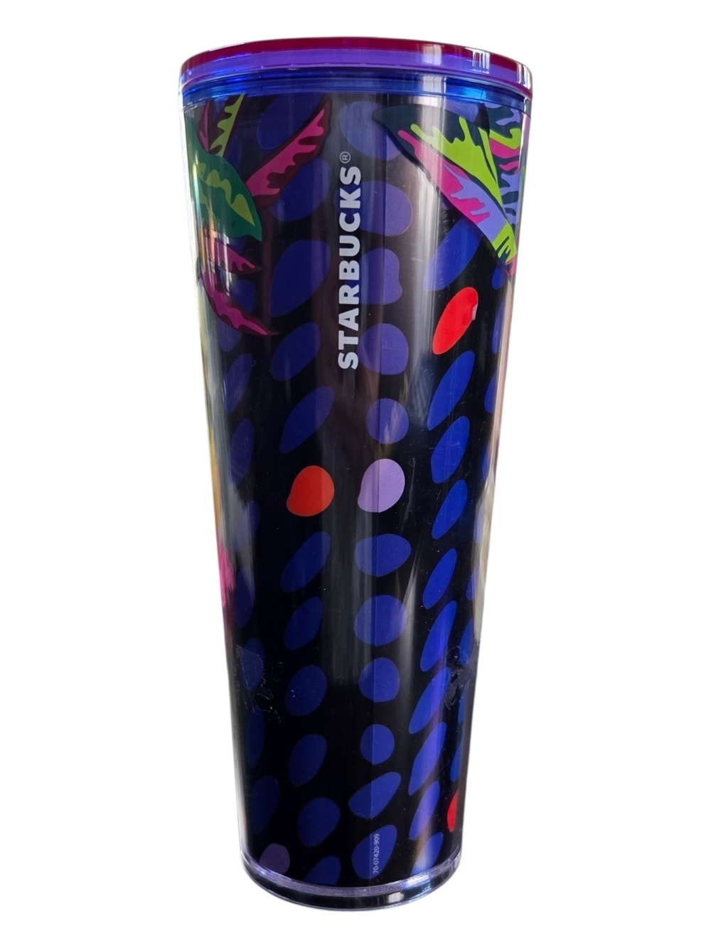 Starbucks Tropical Floral Venti Cold Cup 24 Oz